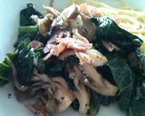 ケールとチーズのイタリアン風炒め作り方4写真