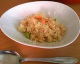 旨味たっぷり♪パエリア風☆鮭チャーハン作り方9写真