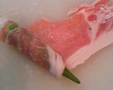 オクラの豚肉巻き作り方3写真