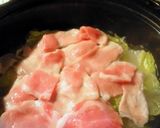 鮭フレークで海鮮風チーズ鍋作り方4写真