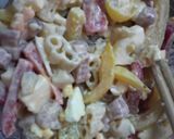 パプリカ入りチーズマカロニサラダ作り方11写真