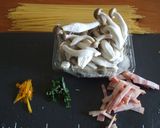 青じそドレッシングの和風きのこパスタ作り方1写真