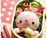 ハンバーグdeドーナツ＊キャラ弁おかず作り方6写真
