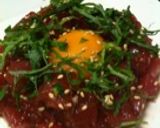 簡単なのに激ウマ！マグロでユッケ作り方4写真