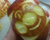 りんごの飾り切り★アンパンマン作り方6写真