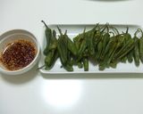 ヘルシオ鶏もも肉おろしポンズとししとう焼作り方5写真