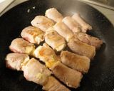塩豆腐の豚肉巻き作り方4写真
