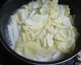 真っ白とピンクの中華風スープ作り方5写真