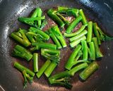 はなっこりーと花びら茸の中華風玉子炒め作り方6写真