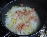 真っ白とピンクの中華風スープ作り方6写真