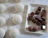 かわいい☆ふわふわ白パンINチョコ♪作り方2写真
