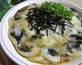 ドレッシングで簡単♪青じそ香るとろろ蒸し作り方8写真