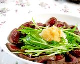 ニンニクポン酢でサッパリと♪牛肉のたたき作り方16写真