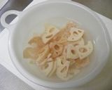 ＊レンコンのピザソース炒め＊作り方1写真