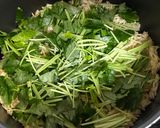 マツタケ・ポロウ　三つ葉の松茸ご飯作り方11写真