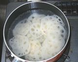 れんこんと紫キャベツの酢漬作り方4写真
