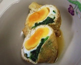 ＊玉子とほうれん草のきんちゃく煮♪＊作り方10写真