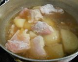 青じそ香るカブと鶏肉の治部煮作り方5写真