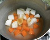 ほんのり青じそ香る豆乳具沢山スープ作り方1写真