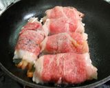 青じそドレッシングで牛肉巻き作り方3写真
