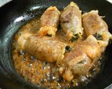 青じそドレッシングで牛肉巻き作り方4写真