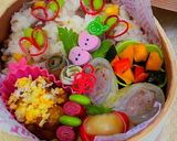 簡単～お弁当飾りにハートかにかま作り方4写真