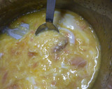 白菜の鮭入り卵あんかけ　中華風作り方5写真