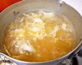 ふわふわ卵ともずくの中華風スープ作り方4写真