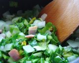 かぶの葉のミルクスープ作り方1写真