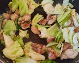 鶏もも肉とキャベツの塩だれ炒め作り方5写真