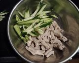 もつ胡瓜胡麻油和え作り方2写真