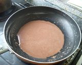 簡単☆フライパンでショコラシート作り方2写真