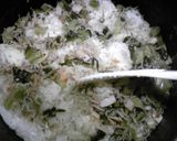 ＊野沢菜とジャコの洋風おこわ＊作り方5写真