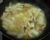 手羽元と白菜のごまスープ作り方4写真