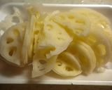 簡単・蓮根のキンピラ作り方1写真
