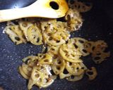 簡単・蓮根のキンピラ作り方5写真
