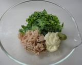 ツナと春菊のチーズトースト☆作り方2写真