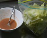 白菜の漬物~和風明太ソース~作り方2写真