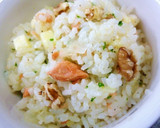 あらほぐし鮭の　簡単洋風混ぜご飯作り方4写真