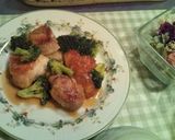 鶏の照り焼き☆青じそ風味作り方7写真