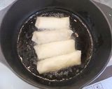 青ドレ+歯ごたえ野菜☆ザクザク海老春巻作り方9写真
