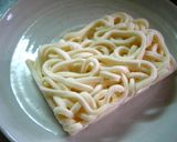簡単！青じそ風味の～レンジで焼きうどん♬作り方2写真