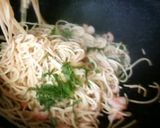 にんにく風味・小エビとしそのスパゲティ作り方8写真