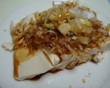 シンプル！かつお節&薬味で塩豆腐作り方3写真