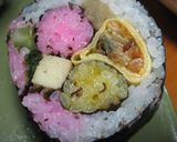 2011黄色でんぶで恵方巻き作り方17写真