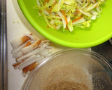 ＊白菜とちくわのさっぱりごま酢サラダ＊作り方1写真