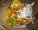 ＊白菜とちくわのさっぱりごま酢サラダ＊作り方3写真