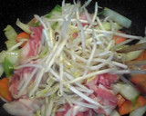 白菜と豚バラ肉のとろっと炒め作り方3写真