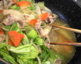 白菜と豚バラ肉のとろっと炒め作り方4写真