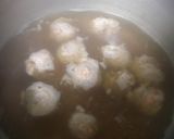 焼鮭あらほぐし入り蓮根餅の溶き玉汁作り方5写真